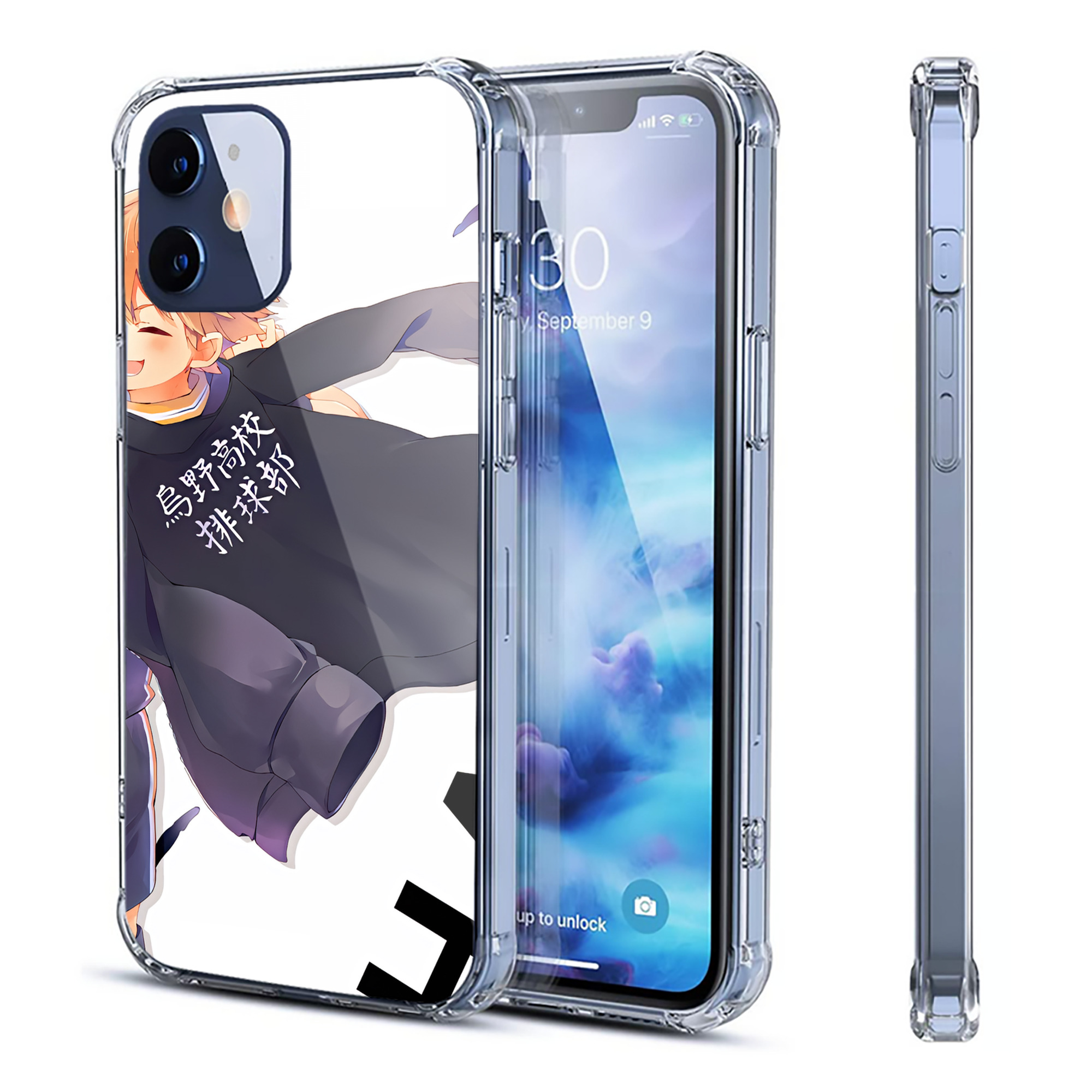 （画像用） ハイキュー!! Haikyu!! 【iPhone 12シリーズ対応】透明スマホケース（クリアソフトケース）
